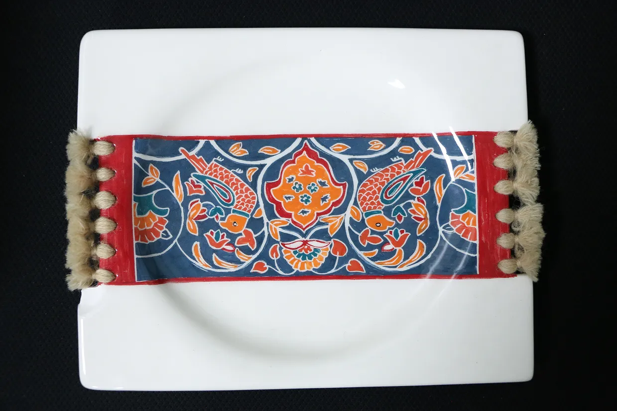 بشقاب طرح دار زیبا - تصویر 2