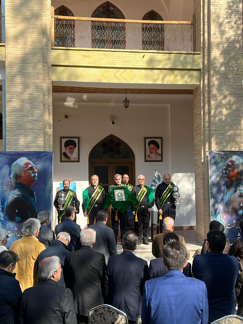 رونمایی اثر استاد محمود فرشچیان در موزه ملی هنر اصفهان